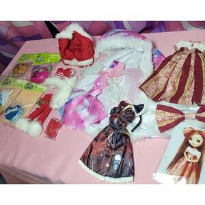Pullip Doll BJD Clothes Lot Jun Planning Lolita Dress Accessories Top Bottom Hat